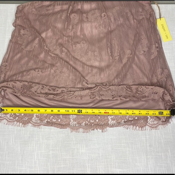 🆕 Boho Mauve Lace Tank Plus - Picture 8 of 13